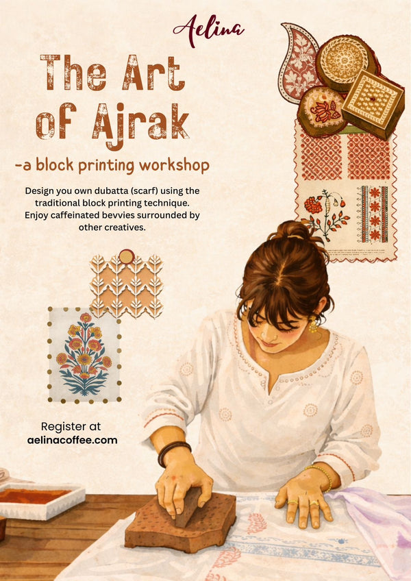 The Art of Ajrakh-  a Block Printing Workshop